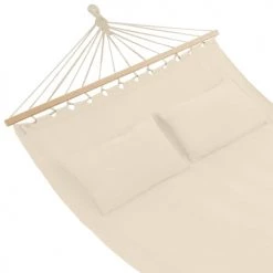 Sortie 🔔 Tectake Hamacs Hamac Double Eden Beige ⭐ -Fauteuils suspendus Soldes hamac double eden beige 5
