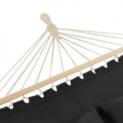 Meilleure vente 🥰 Tectake Hamacs Hamac Double Eden Noir ✔️ -Fauteuils suspendus Soldes hamac double eden noir 2