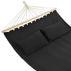 Meilleure vente 🥰 Tectake Hamacs Hamac Double Eden Noir ✔️ -Fauteuils suspendus Soldes hamac double eden noir 5