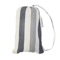 Meilleure affaire 👍 Escuderos Hamacs Hamac Double En Toile Rayé écru Et Gris 🔔 -Fauteuils suspendus Soldes hamac double en toile raye ecru et gris 2