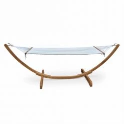 Offres 🥰 Alice's Garden Hamacs Hamac En Bois Avec Toile De Coton Blanc 317x100cm 🔥 -Fauteuils suspendus Soldes hamac en bois avec toile de coton blanc 317x100cm 2