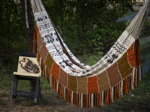 Promo 🌟 Hamac Del Sol Hamacs Hamac Indígena Blanca XL 🛒 4 Promo 🌟 Hamac Del Sol Hamacs Hamac Indígena Blanca XL 🛒 – Image 2