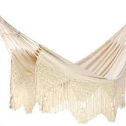 Promo 🔔 Hamac Del Sol Hamacs Hamac Macramé L Ecru 😀