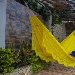 Vente flash ✨ Hamac Del Sol Hamacs Hamac Pasto XXL Jaune ✔️ -Fauteuils suspendus Soldes hamac pasto xxl jaune 3