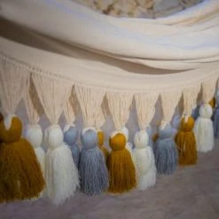 Meilleure affaire 🥰 Hamac Del Sol Hamacs Hamac Pompon L Ecru 👍 -Fauteuils suspendus Soldes hamac pompon l ecru 2