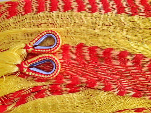 Tout neuf 🧨 Hamac Del Sol Hamacs Hamac Señora XL Jaune Et Rouge 🔥 4 Tout neuf 🧨 Hamac Del Sol Hamacs Hamac Señora XL Jaune Et Rouge 🔥 – Image 2