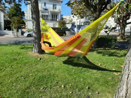 Tout neuf 🧨 Hamac Del Sol Hamacs Hamac Señora XL Jaune Et Rouge 🔥 5 Tout neuf 🧨 Hamac Del Sol Hamacs Hamac Señora XL Jaune Et Rouge 🔥 – Image 3