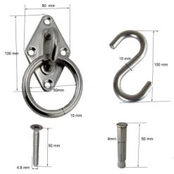 Les meilleures critiques de 🛒 Hamac Del Sol Hamacs Kit De Fixation Mural 👏 7 Les meilleures critiques de 🛒 Hamac Del Sol Hamacs Kit De Fixation Mural 👏 -Fauteuils suspendus Soldes kit de fixation mural 2