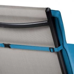 Remise 🔔 Oviala Matelas Pour Bain De Soleil Lot 2 Coussins Bain De Soleil Polyester Bleu 186x53x5 Cm 😍 -Fauteuils suspendus Soldes lot 2 coussins bain de soleil polyester bleu 186x53x5 cm 5