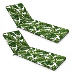 Le moins cher 🎁 Oviala Matelas Pour Bain De Soleil Lot De 2 Coussins Bain De Soleil Polyester Blanc 186x60x5 Cm 👏