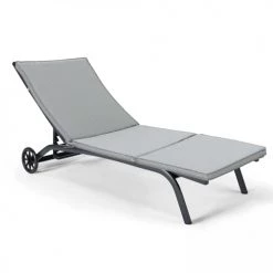 Top 10 🛒 Oviala Matelas Pour Bain De Soleil Lot De 2 Coussins Bain De Soleil Polyester Blanc 186x60x5 Cm 🤩 -Fauteuils suspendus Soldes lot de 2 coussins bain de soleil polyester blanc 186x60x5 cm 2