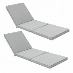 Top 10 🛒 Oviala Matelas Pour Bain De Soleil Lot De 2 Coussins Bain De Soleil Polyester Blanc 186x60x5 Cm 🤩