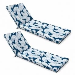 Top 10 🛒 Oviala Matelas Pour Bain De Soleil Lot De 2 Coussins Bain De Soleil Polyester Blanc 186x60x5 Cm 🤩 -Fauteuils suspendus Soldes lot de 2 coussins bain de soleil polyester bleu 186x60x5 cm