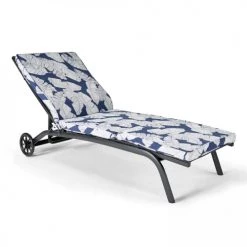 Sortie 😍 Oviala Matelas Pour Bain De Soleil Lot De 2 Coussins Bain De Soleil Polyester Bleu 186x60x5 Cm 👏 -Fauteuils suspendus Soldes lot de 2 coussins bain de soleil polyester bleu 186x60x5 cm 3