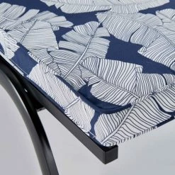 Sortie 😍 Oviala Matelas Pour Bain De Soleil Lot De 2 Coussins Bain De Soleil Polyester Bleu 186x60x5 Cm 👏 -Fauteuils suspendus Soldes lot de 2 coussins bain de soleil polyester bleu 186x60x5 cm 4