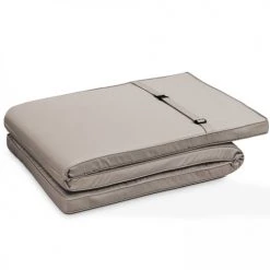 Remise ⭐ Oviala Matelas Pour Bain De Soleil Lot De 2 Coussins Bain De Soleil Polyester Taupe 186x53x5 Cm 🔔 -Fauteuils suspendus Soldes lot de 2 coussins bain de soleil polyester taupe 186x53x5 cm 3