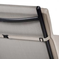 Remise ⭐ Oviala Matelas Pour Bain De Soleil Lot De 2 Coussins Bain De Soleil Polyester Taupe 186x53x5 Cm 🔔 -Fauteuils suspendus Soldes lot de 2 coussins bain de soleil polyester taupe 186x53x5 cm 5