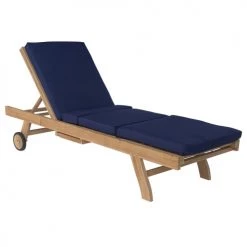 Meilleur prix 👍 Happy Garden Lot De 2 Matelas Pour Bain De Soleil 200cm En Tissu Bleu 😍 -Fauteuils suspendus Soldes lot de 2 matelas pour bain de soleil 200cm en tissu bleu 2