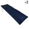 Budget 🔔 Happy Garden Lot De 2 Matelas Pour Bain De Soleil En Tissu Bleu 🔥 -Fauteuils suspendus Soldes lot de 2 matelas pour bain de soleil en tissu bleu