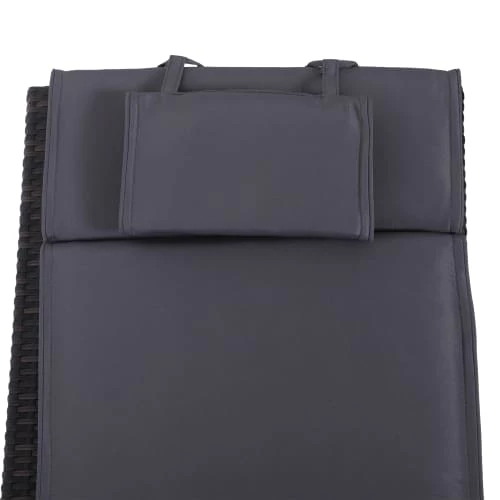 Meilleur prix 🔥 Outsunny Matelas Pour Bain De Soleil Matelas Bain De Soleil Chaise Longue Déhoussable Polyester Gris 🔔 7 Meilleur prix 🔥 Outsunny Matelas Pour Bain De Soleil Matelas Bain De Soleil Chaise Longue Déhoussable Polyester Gris 🔔 – Image 5