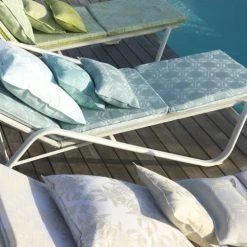Vente flash ❤️ Le Jacquard Français Matelas Pour Bain De Soleil Matelas De Sol En Acrylique Dolce 60 X 190 ✨ -Fauteuils suspendus Soldes matelas de sol en acrylique dolce 60 x 190 4
