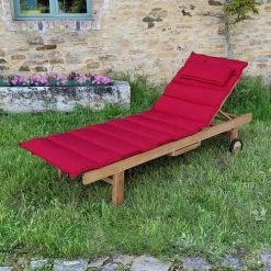 Meilleure affaire 🔔 TECK’Attitude Matelas Pour Bain De Soleil Matelas Framboise Pour Bain De Soleil ✔️ -Fauteuils suspendus Soldes matelas framboise pour bain de soleil 1