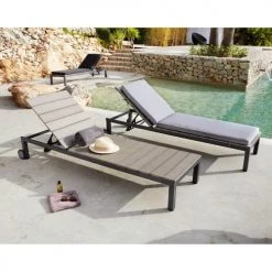 Meilleur prix 🎁 Maisons Du Monde Matelas Pour Bain De Soleil Noir 😀 -Fauteuils suspendus Soldes matelas pour bain de soleil noir 1000 5 9 130922 4