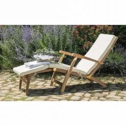 Acheter 😀 Maisons Du Monde Bains De Soleil Et Chaises Longues Matelas Pour Chaise Longue écru 🔥 -Fauteuils suspendus Soldes matelas pour chaise longue ecru 1000 10 14 130927 4