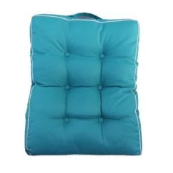 Tout neuf 😉 Home Maison Matelas Pour Bain De Soleil Matelas Pour Palette En Fibre Synthétique Bleu 60x80 🧨 -Fauteuils suspendus Soldes matelas pour palette en fibre synthetique bleu 60x80 3