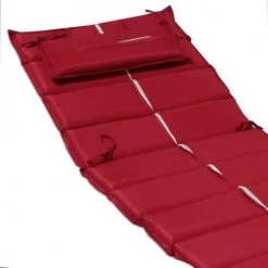 Vente flash 👍 TECK’Attitude Matelas Pour Bain De Soleil Matelas Rouge Pour Bain De Soleil 👍 -Fauteuils suspendus Soldes matelas rouge pour bain de soleil 2