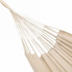 Acheter 😀 Alice's Garden Hamacs Toile De Hamac écru, 220x140cm 100% Polycoton ⌛ -Fauteuils suspendus Soldes toile de hamac ecru 220x140cm 100 polycoton 2