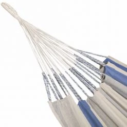 Meilleure vente 🥰 Alice's Garden Hamacs Toile De Hamac Rayée - Bleu Turquoise / Gris Clair / écru, 220x140cm 💯 10 Meilleure vente 🥰 Alice's Garden Hamacs Toile De Hamac Rayée - Bleu Turquoise / Gris Clair / écru, 220x140cm 💯 -Fauteuils suspendus Soldes toile de hamac rayee bleu turquoise gris clair ecru 220x140cm 2