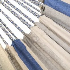 Meilleure vente 🥰 Alice's Garden Hamacs Toile De Hamac Rayée - Bleu Turquoise / Gris Clair / écru, 220x140cm 💯 11 Meilleure vente 🥰 Alice's Garden Hamacs Toile De Hamac Rayée - Bleu Turquoise / Gris Clair / écru, 220x140cm 💯 -Fauteuils suspendus Soldes toile de hamac rayee bleu turquoise gris clair ecru 220x140cm 3