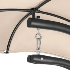 Sortie 😀 Tectake Fauteuils Suspendus Transat Suspendu Beige 😍 -Fauteuils suspendus Soldes transat suspendu beige 2